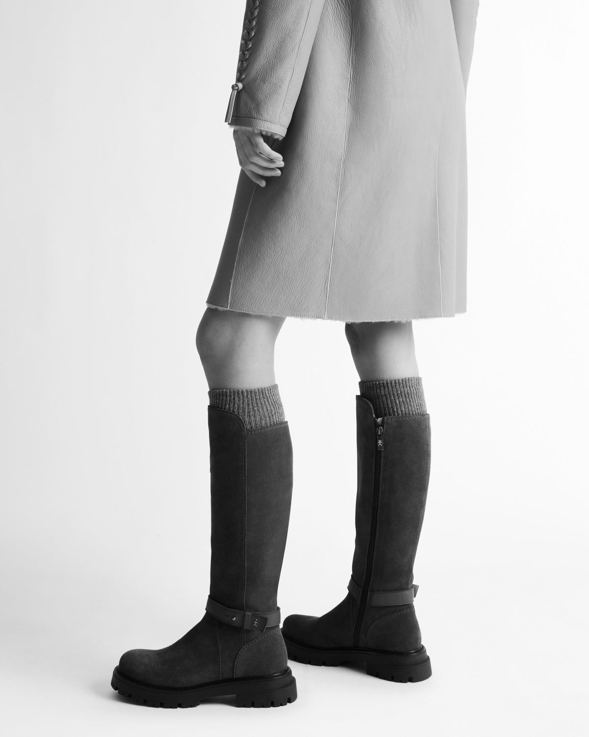 Iris Suede Tall Boot
