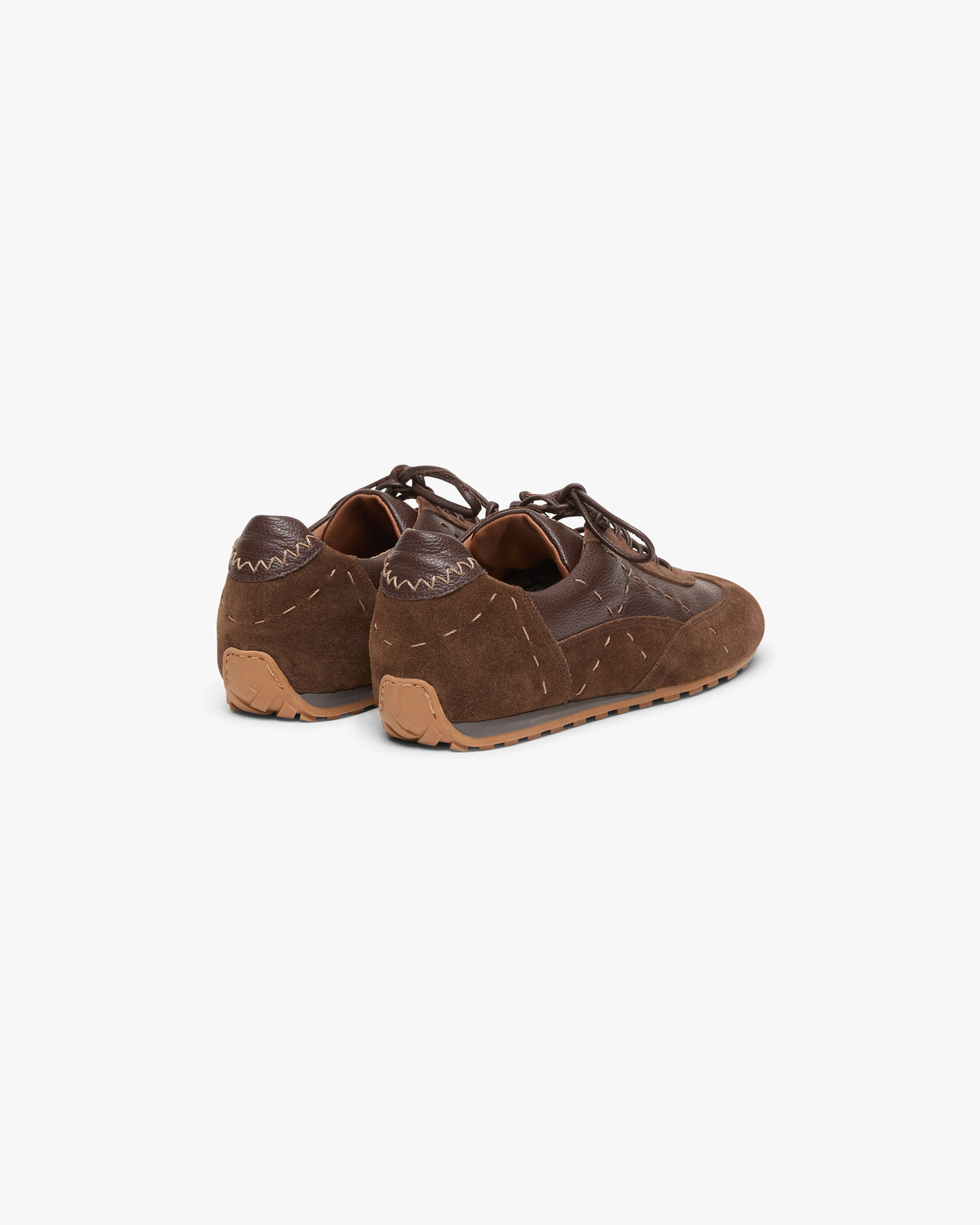 Leather & Suede Low-Top Sneaker