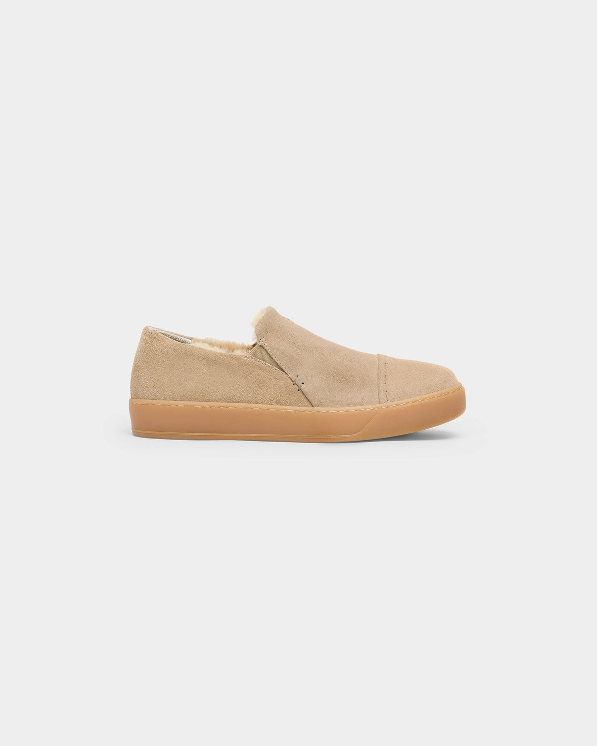 Ojai Shearling-Lined Suede Slip-On