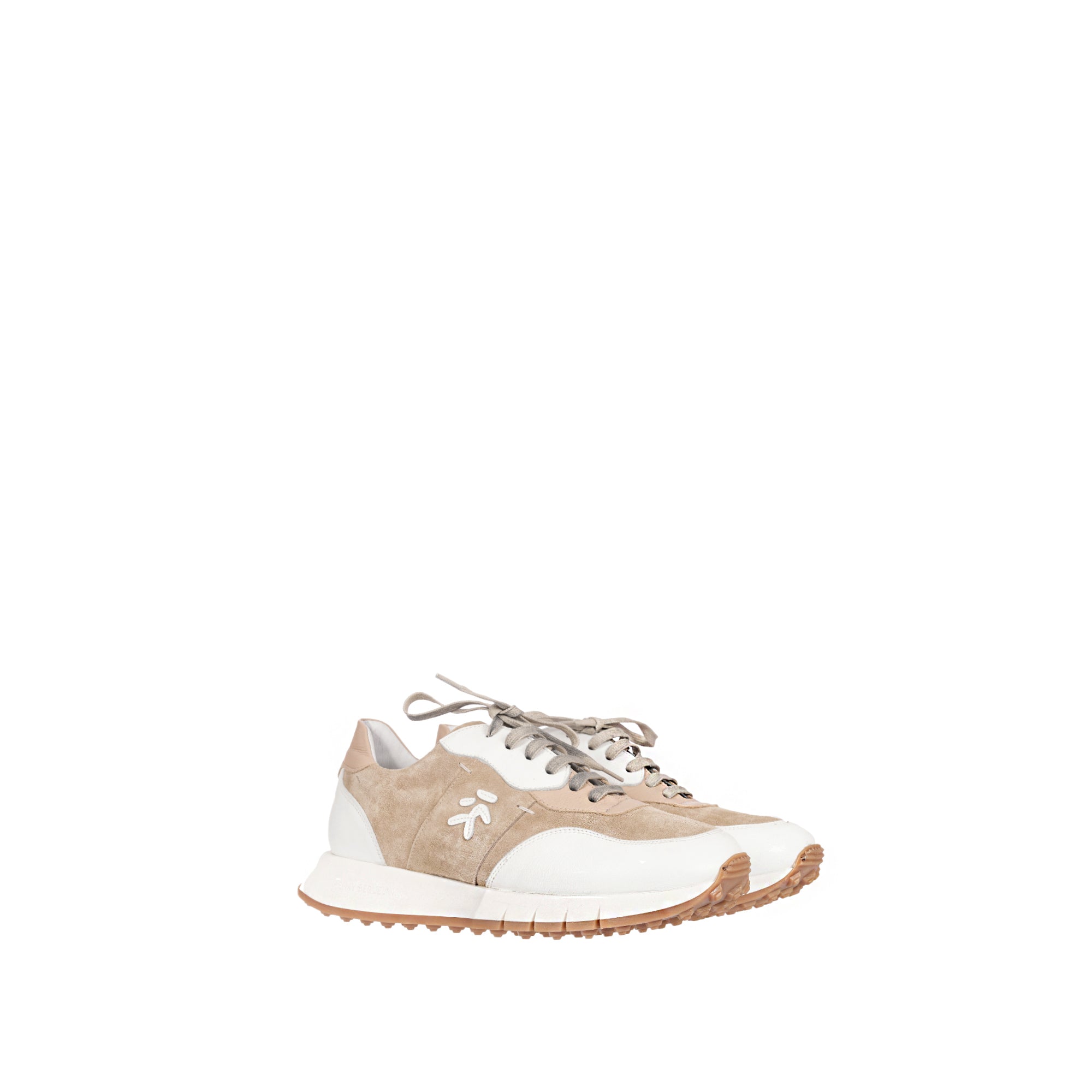 Sneaker da Uomo Camoscio Beige