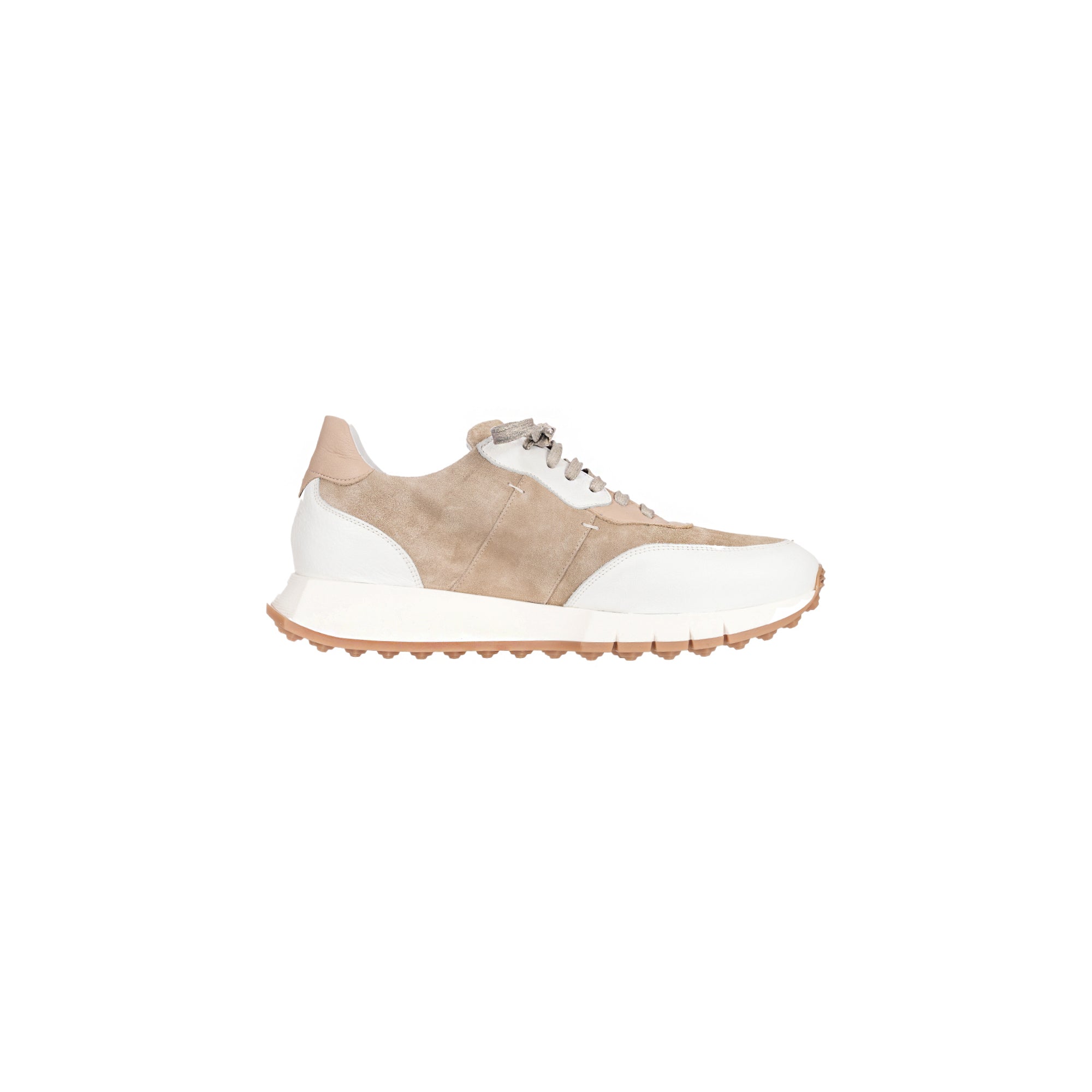 Sneaker da Uomo Camoscio Beige