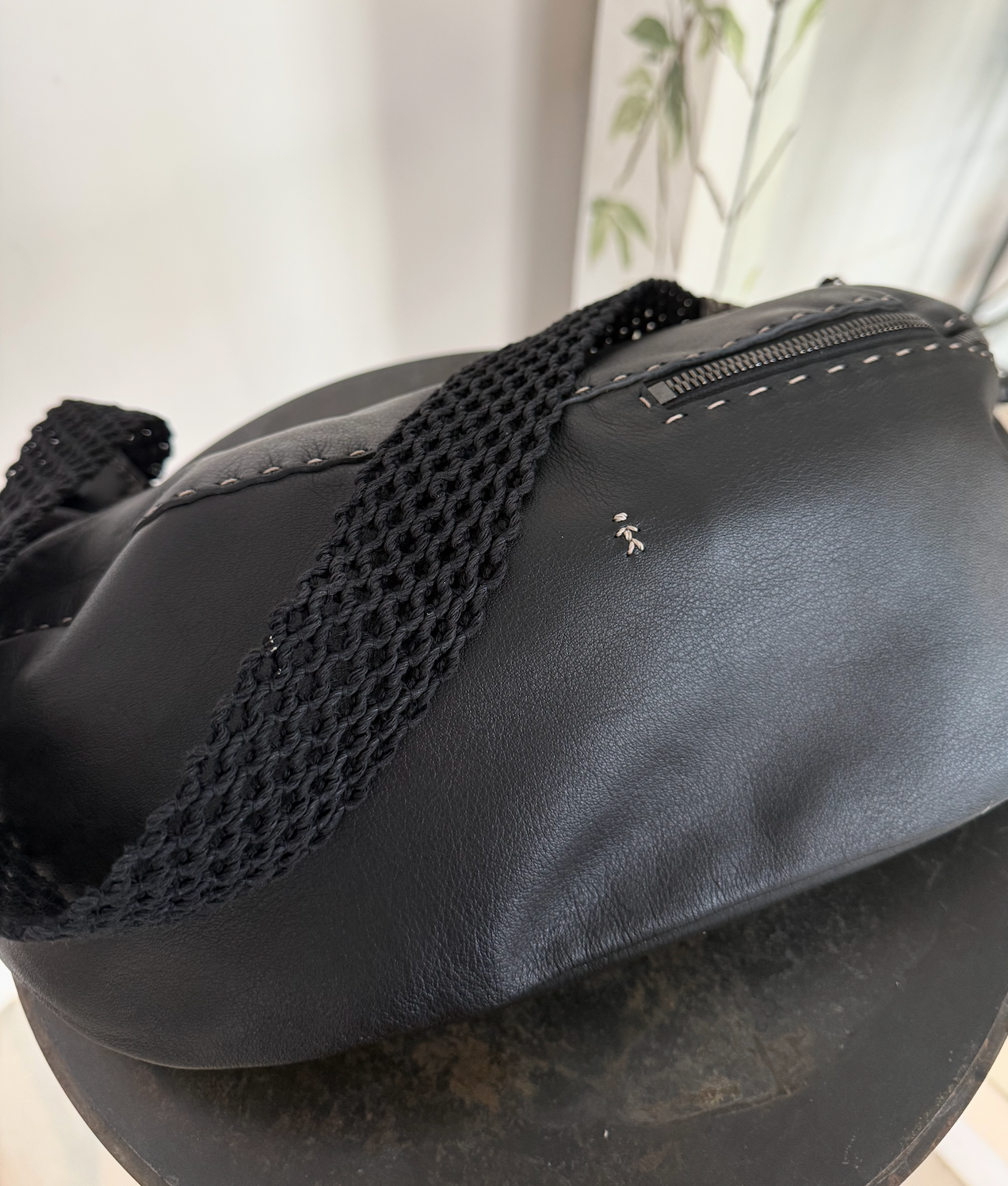 Luna Crossbody Belt Bag S Black