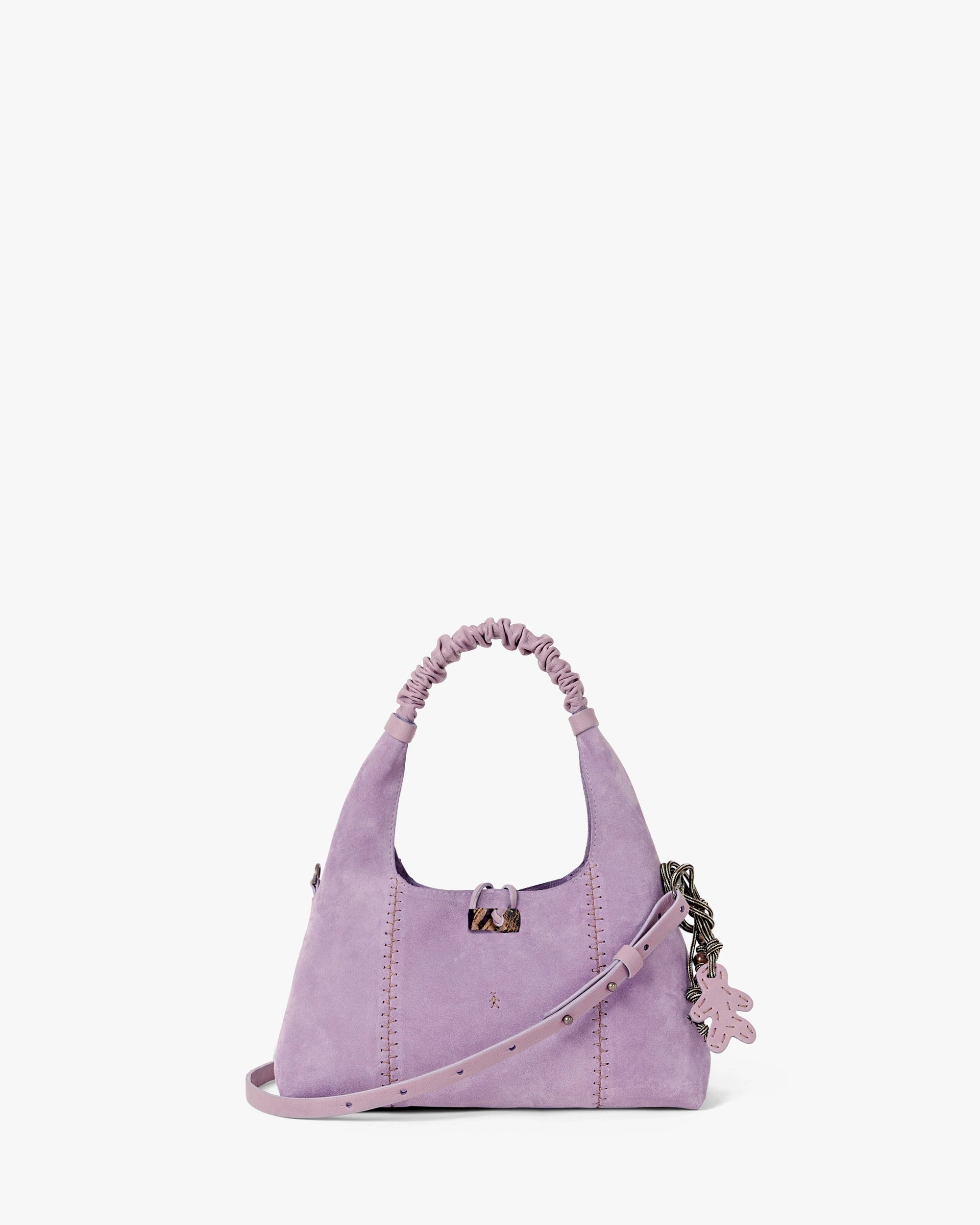 Paige Micro Suede Shoulder Bag