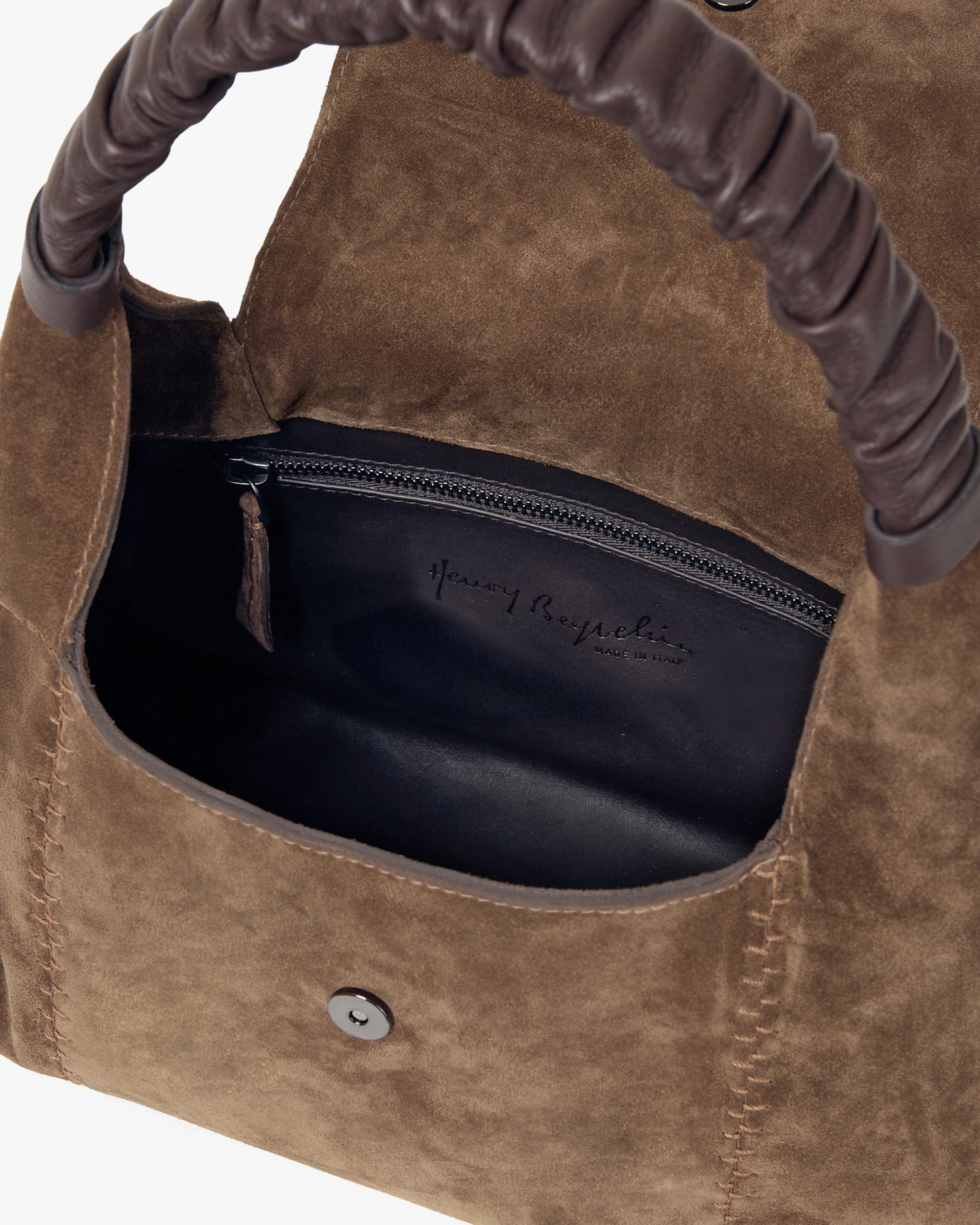 Paige Flap Suede Shoulder Bag