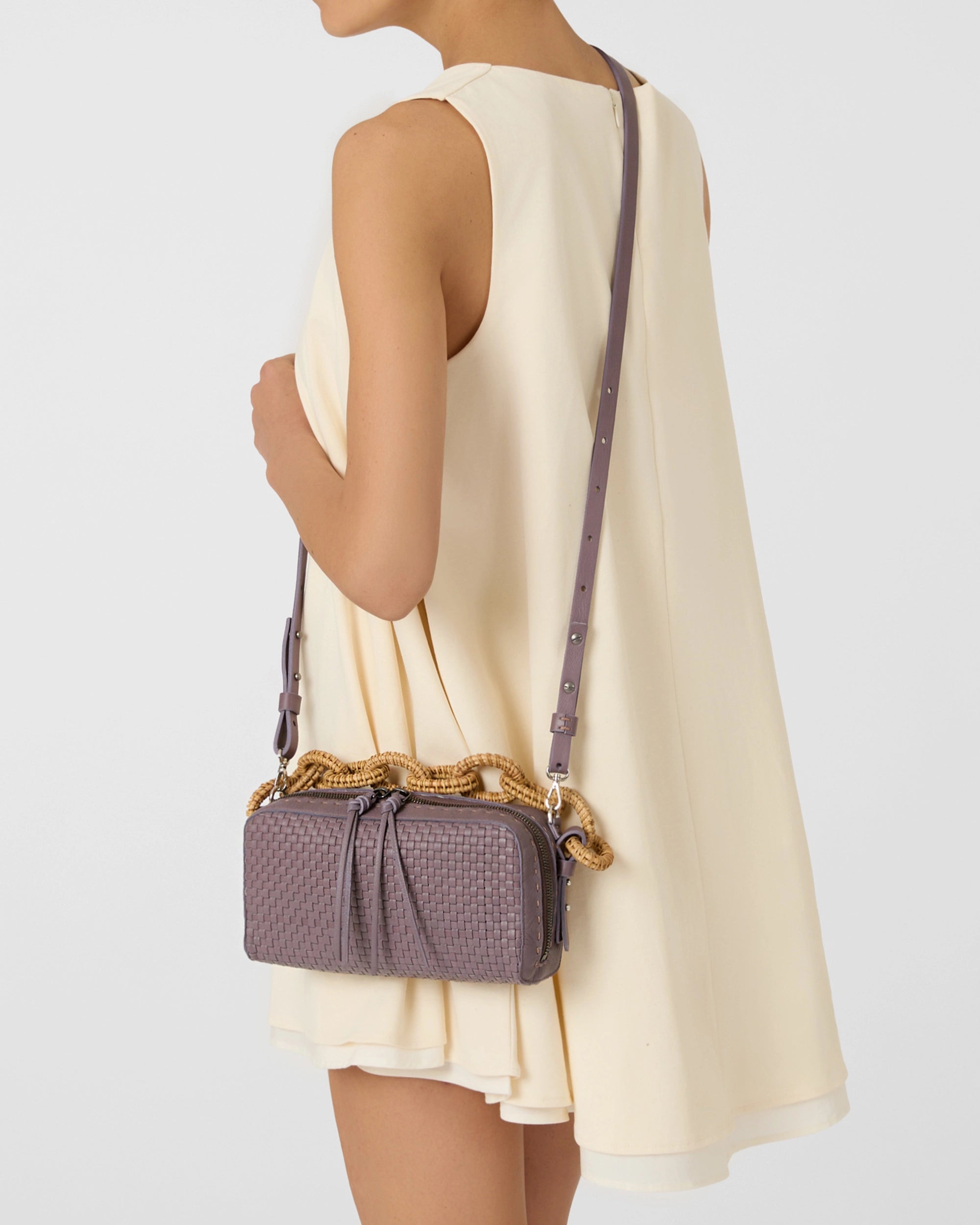 Box Catena S Raffia Chain Bag