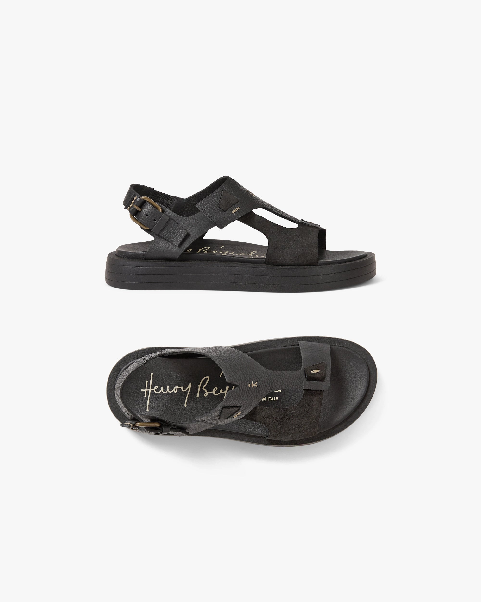 Muflone & Suede Sandal