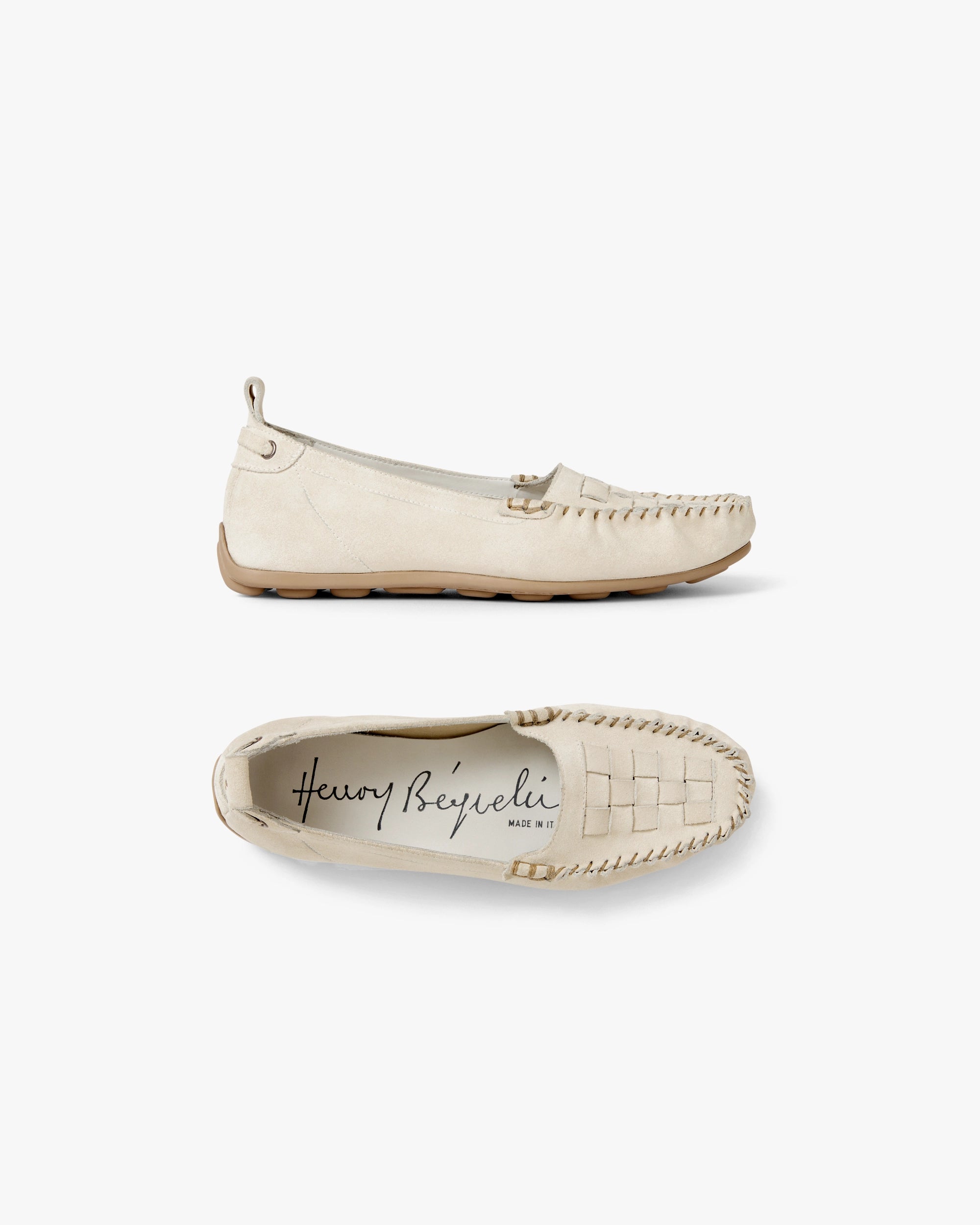 Suede Cut-Out Loafer