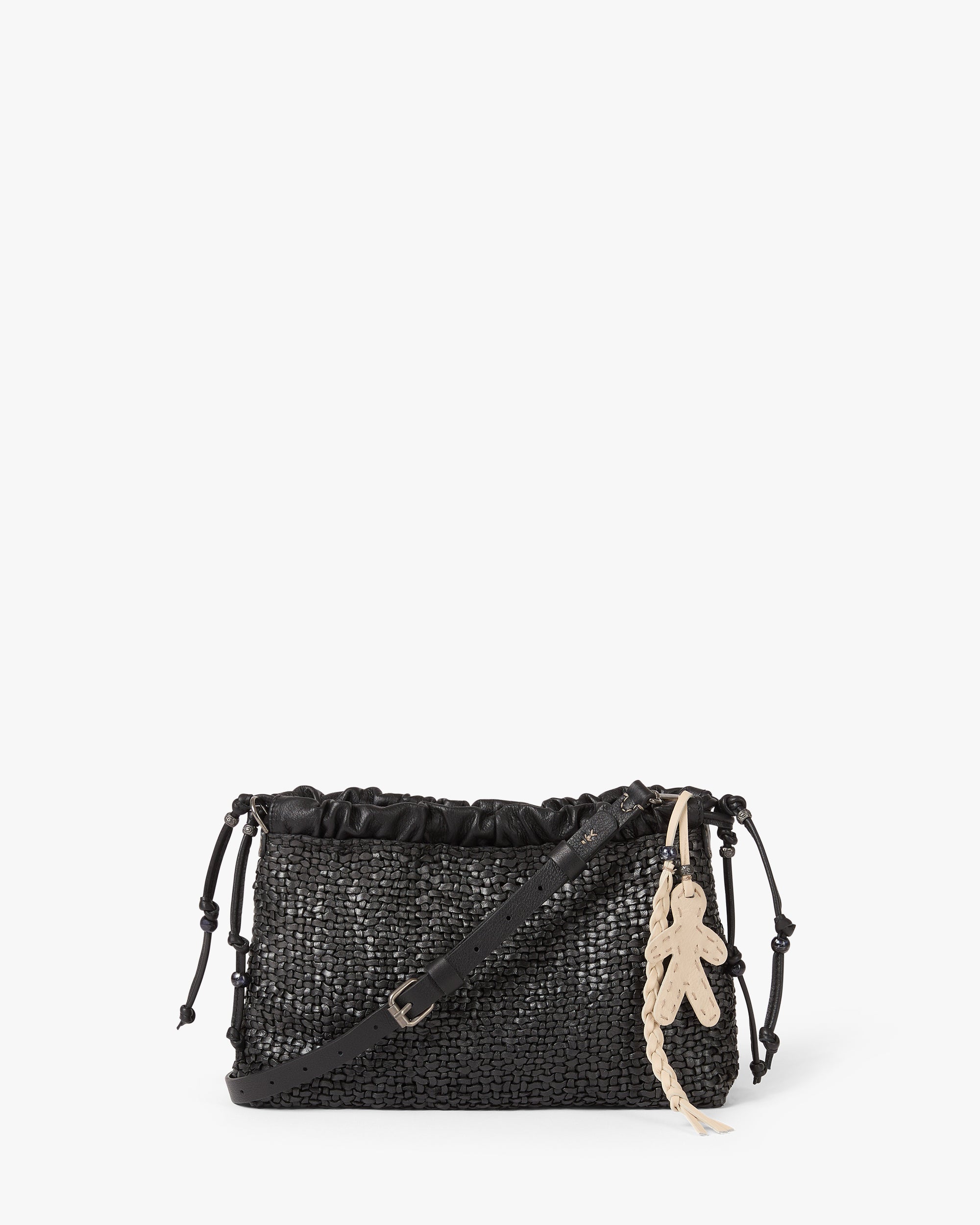 Clutch Arricciato Intreccio Madreperla