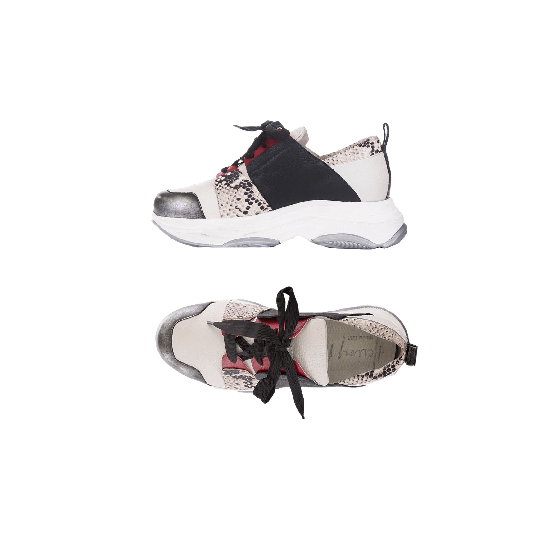 Sneaker Metal Sport Cervo Chalk White