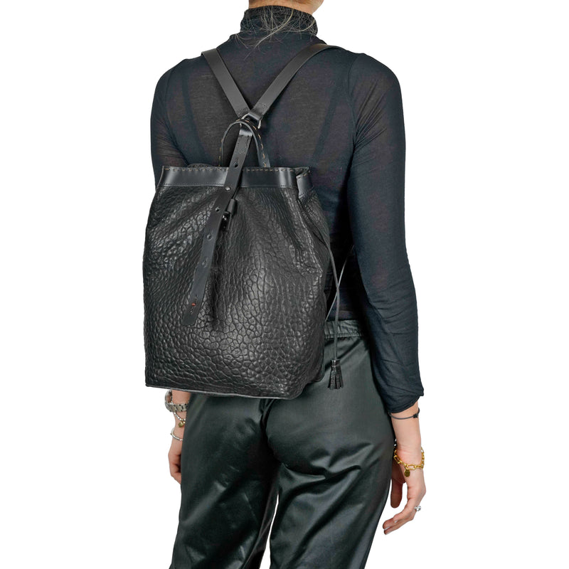 Clio Backpack Granellato Black