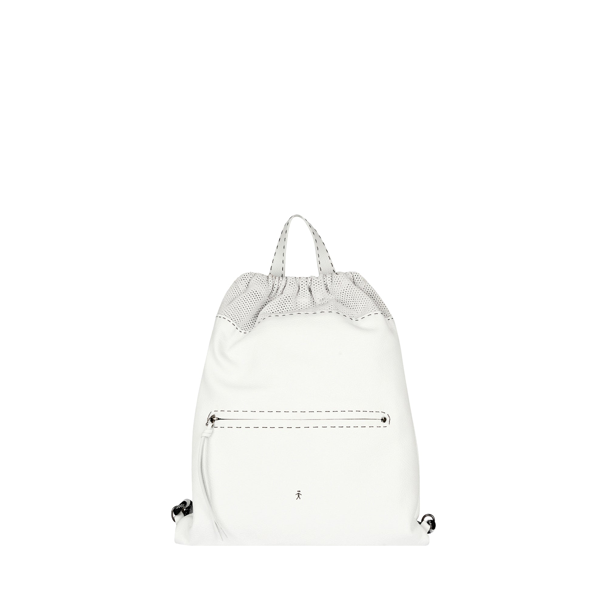 New Sacchetto  Backpack  L Cervo White