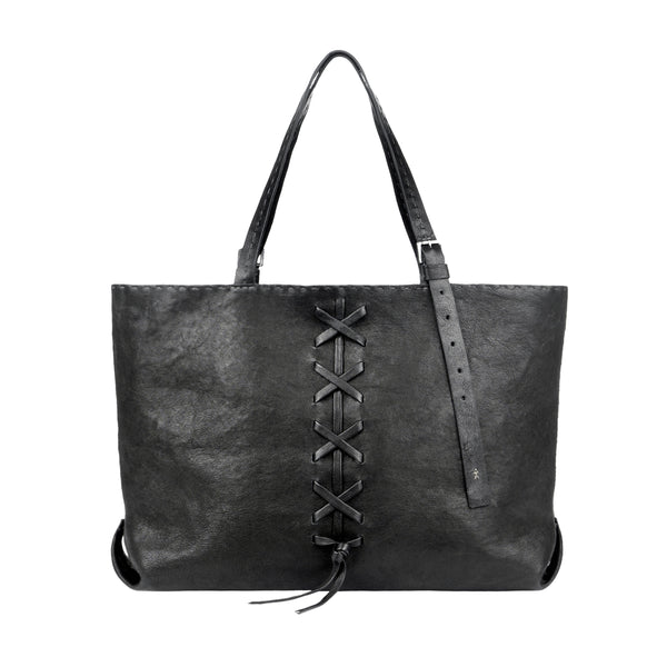 Irina Ricamo Croce Vegetal Wash Black