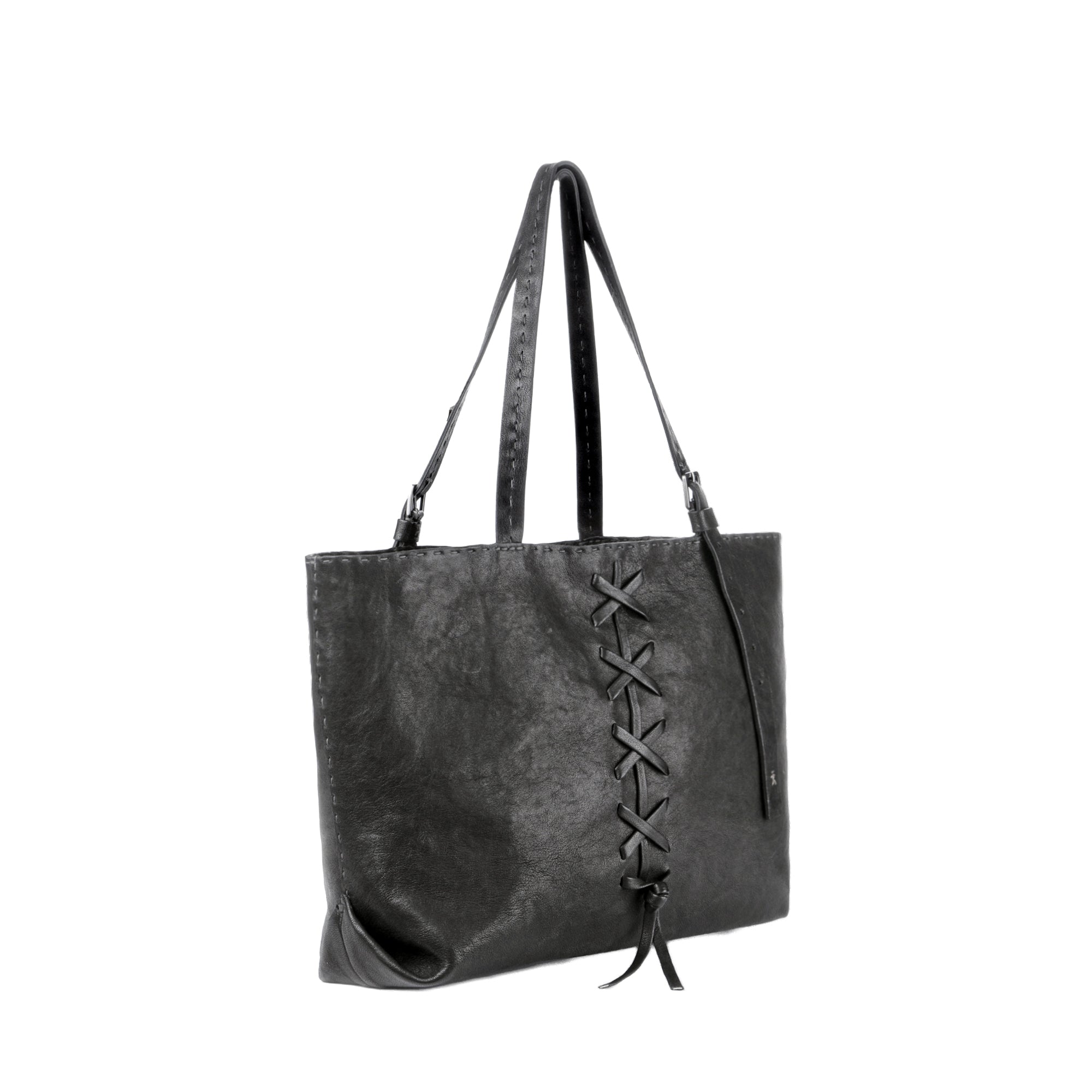 Irina Ricamo Croce Vegetal Wash Black