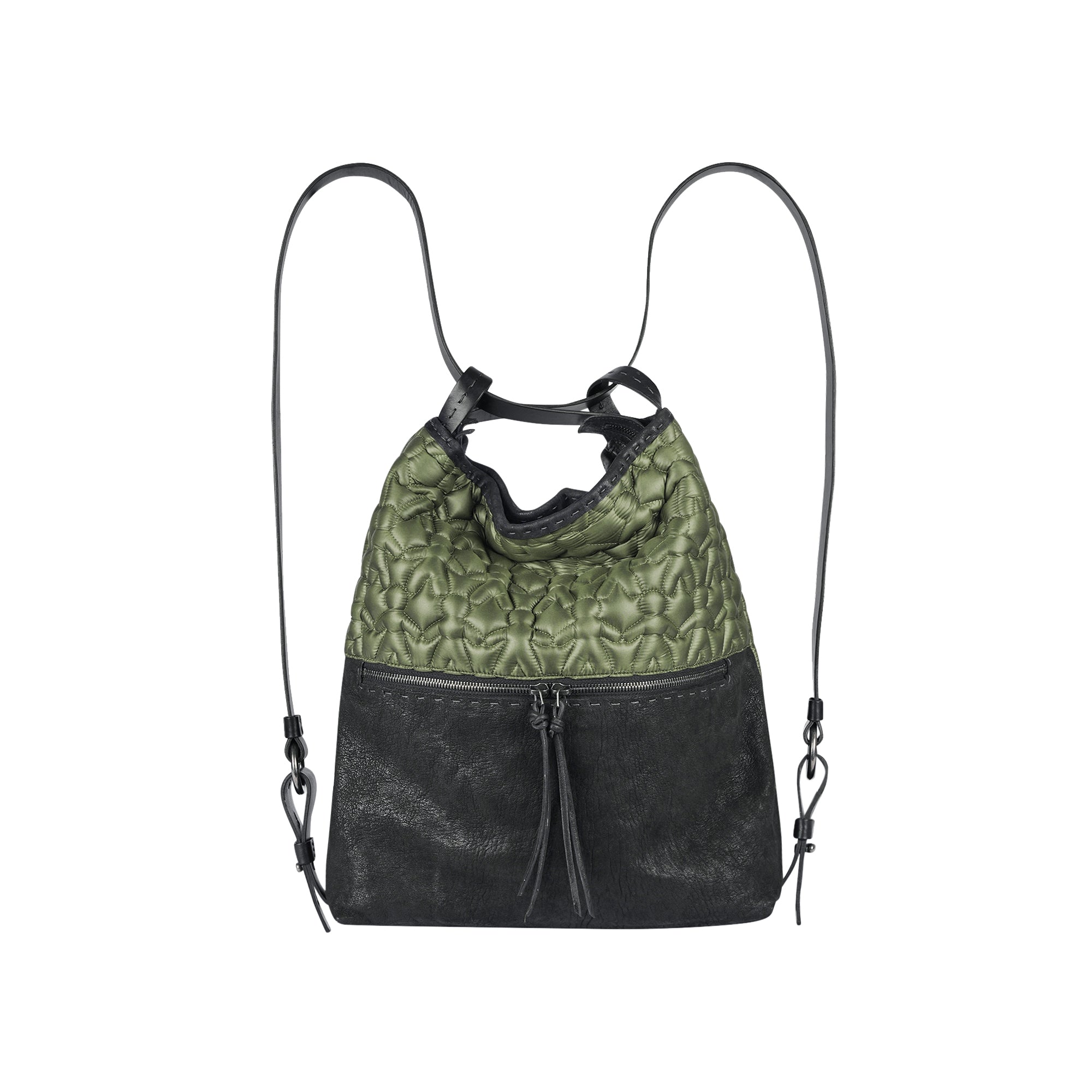 Lara Backpack L Omino Nylon Forest Green