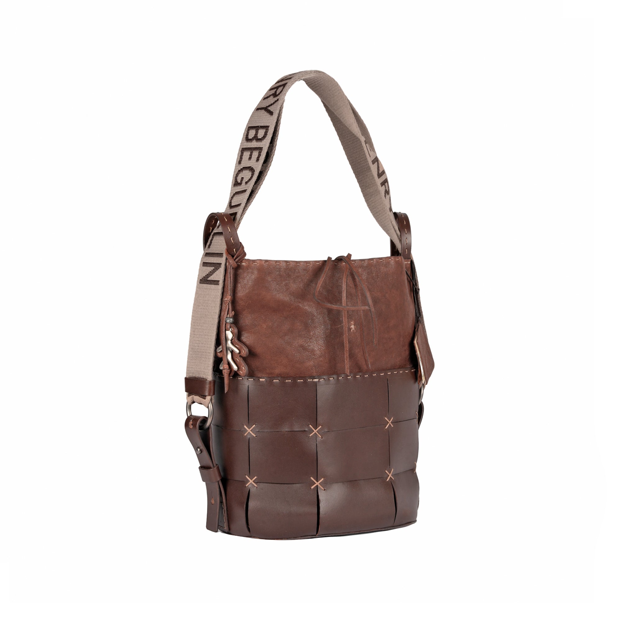 Olimpia Zaino Mosaico M Vegetal Wash Castagno
