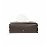 Kleenex Box Cuoio Dark Brown