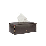 Kleenex Box Cuoio Dark Brown