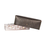 Kleenex Box Printed Croco Dark Brown