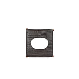 Kleenex Box Square Croco Black