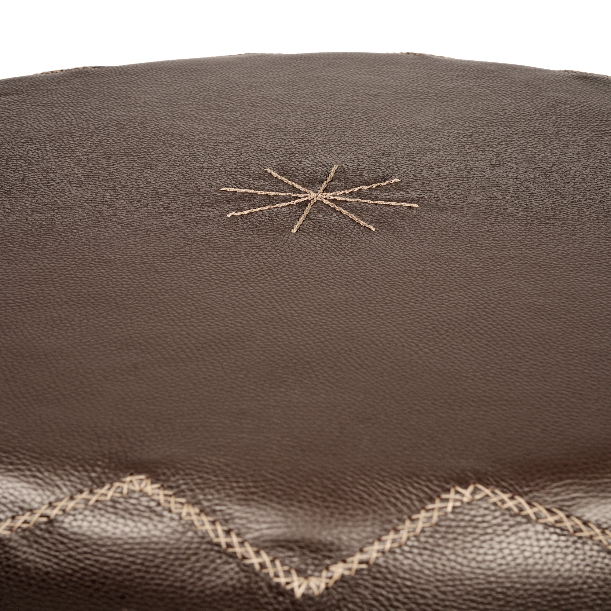 Pouf Dubai L Cervo Brown