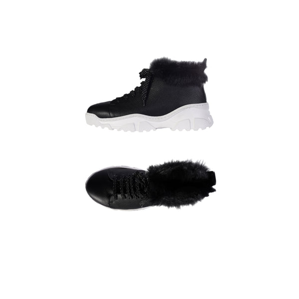 High Fur Sneaker Cervo Black