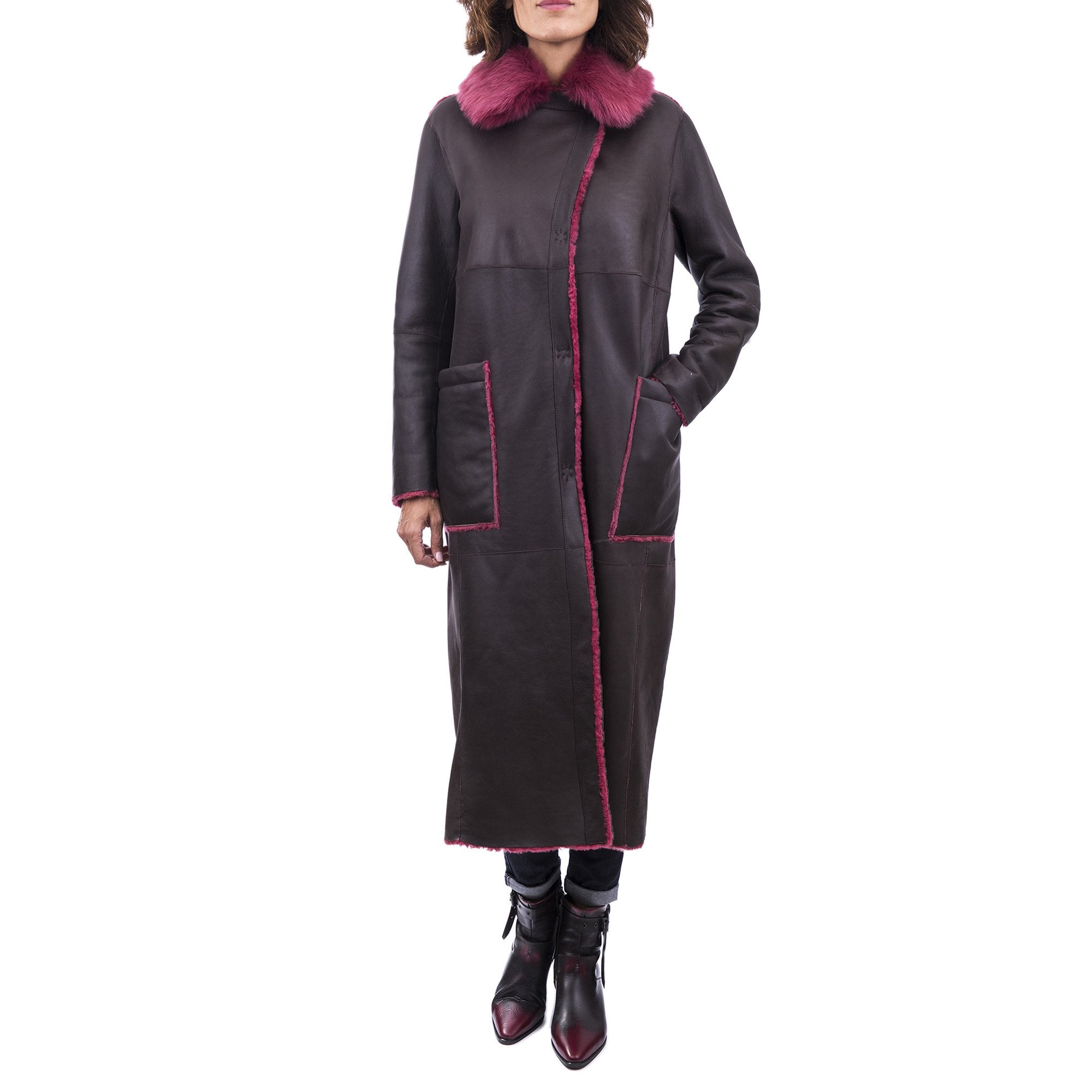 Cappotto reversibile Merinillo Pacaja Espresso