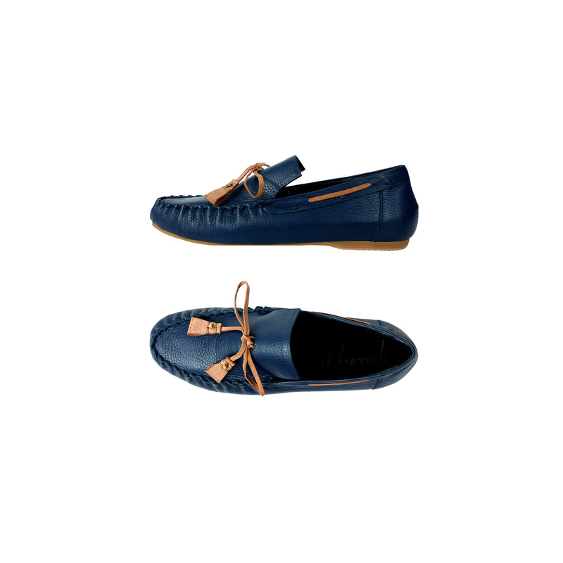 Car Shoes Fiocco Cervo Navy Blue