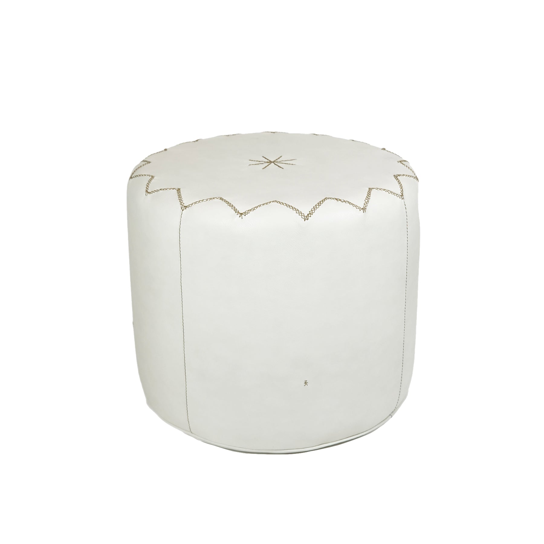 Pouf Dubai L Cervo White