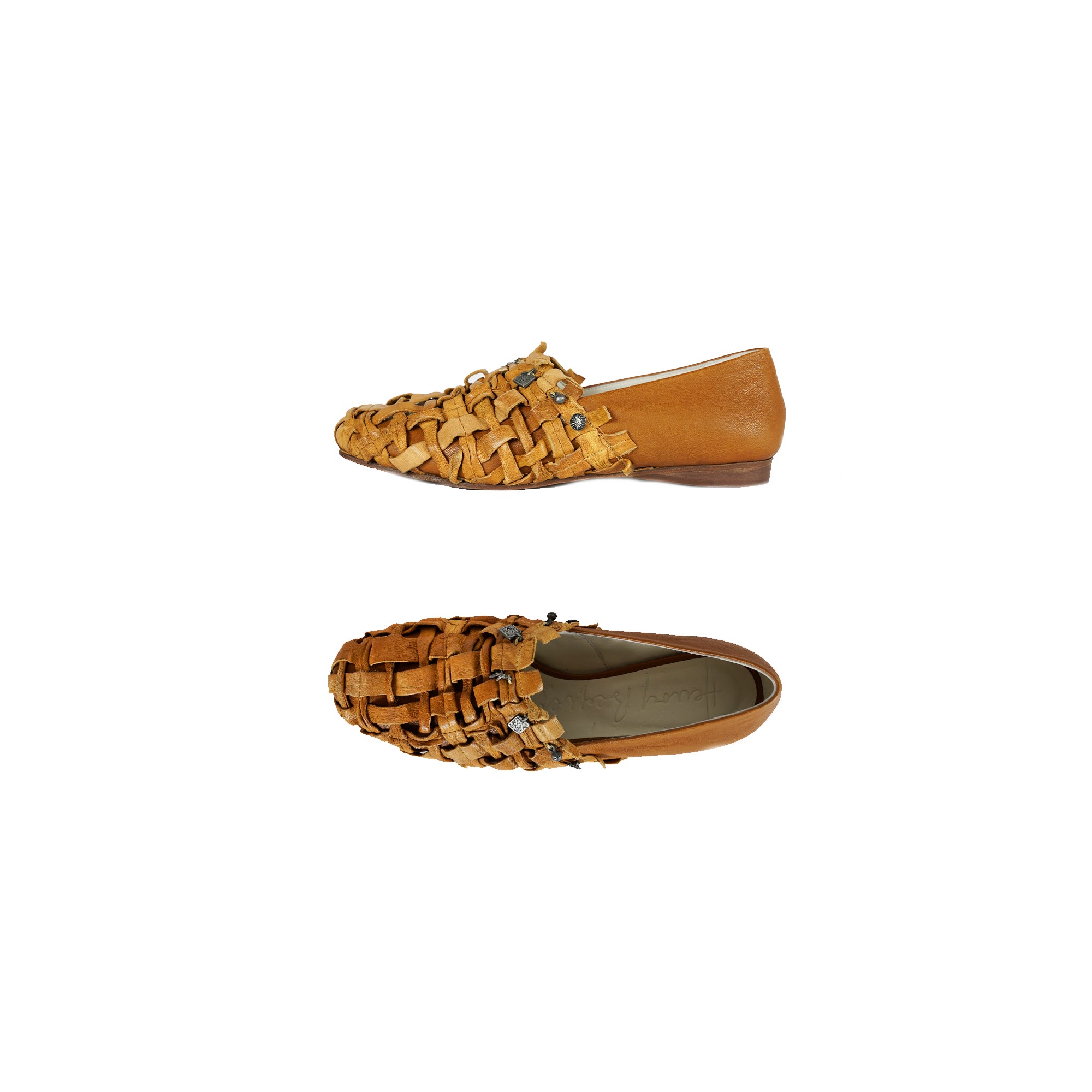 Loafer Intreccio Cesta Cognac