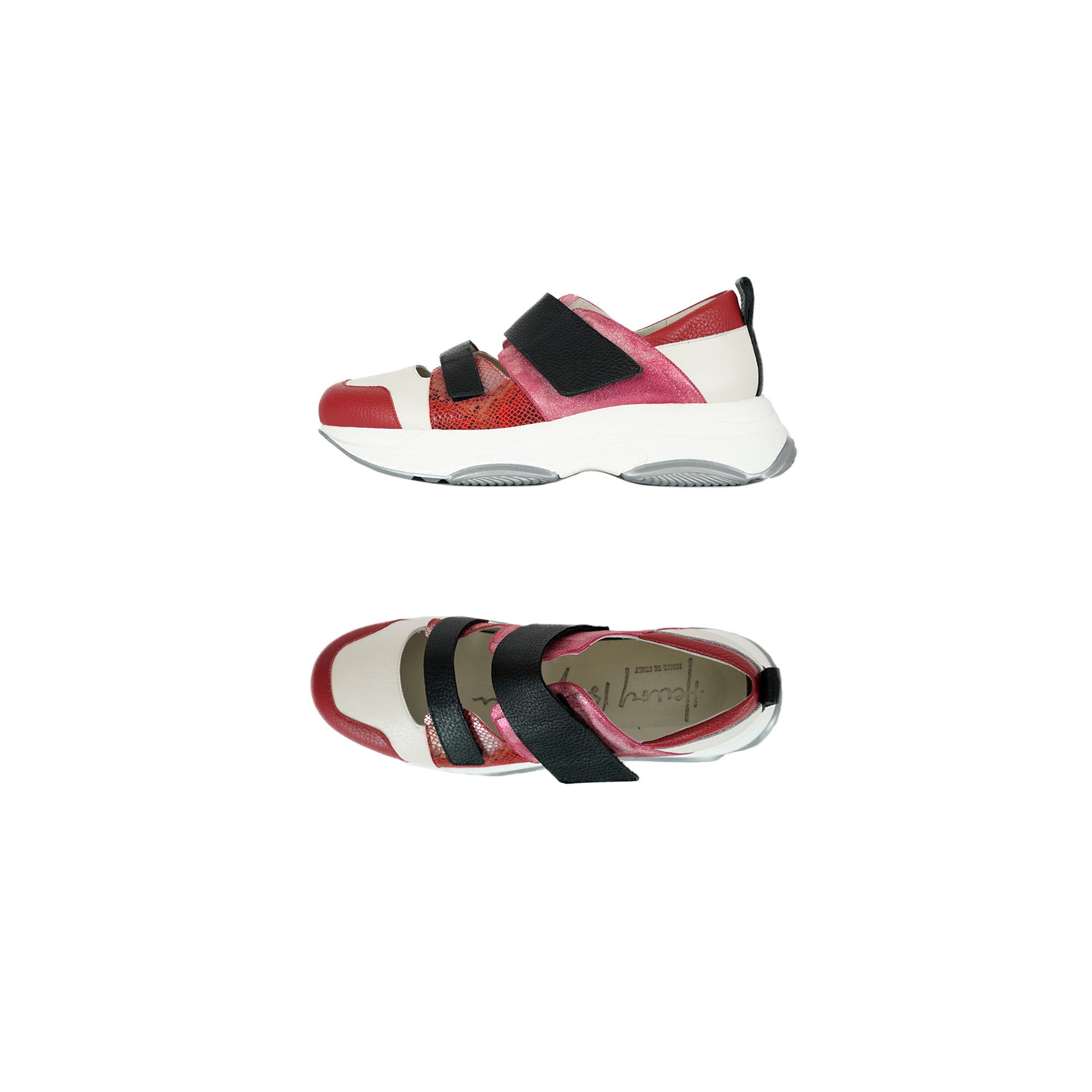 Sneaker Aperta Cervo/Metal Sport Rosso