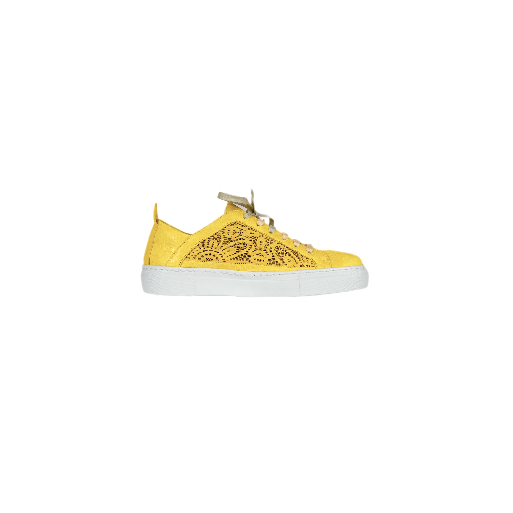 Sneaker Traforato Giallo