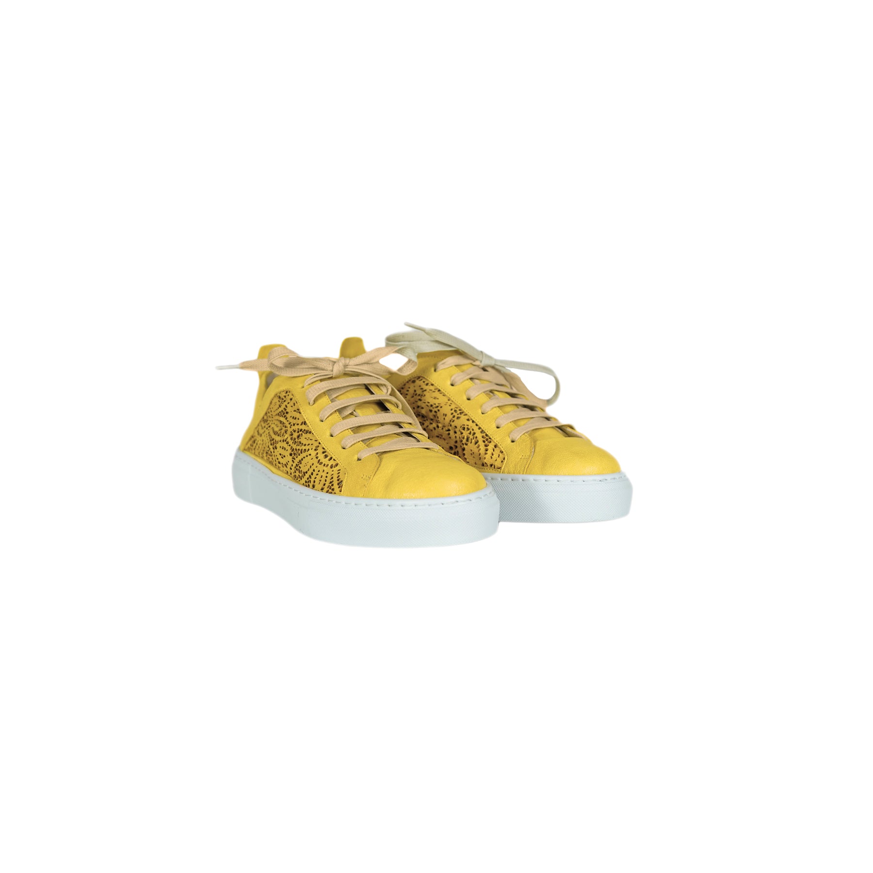 Sneaker Traforato Giallo