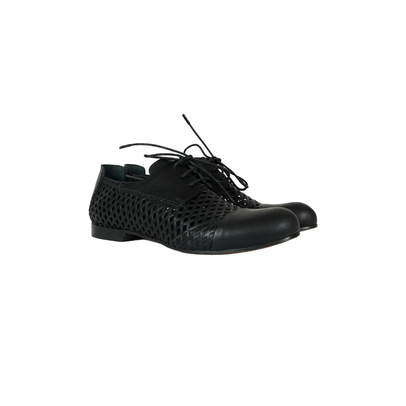 Lace-Up Shoes Messico Laserato Black