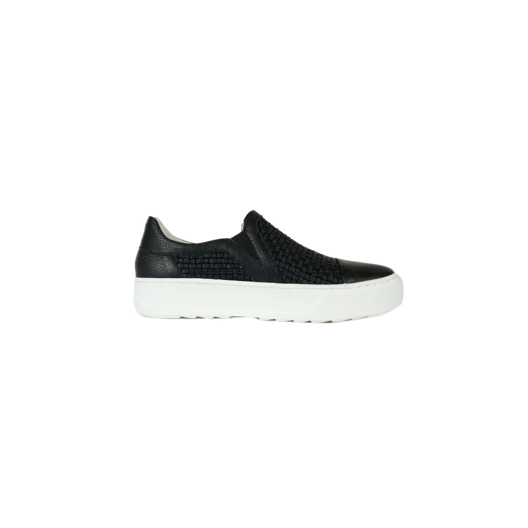 Slip On Intreccio Morbido Nero