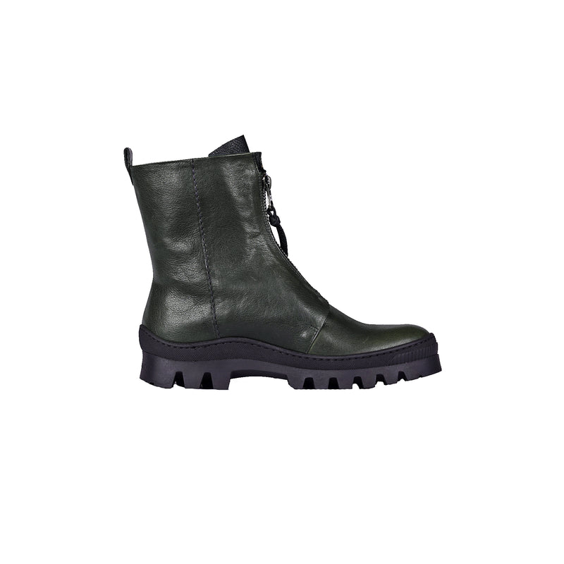 Bootie Zip Mojito Forest Green