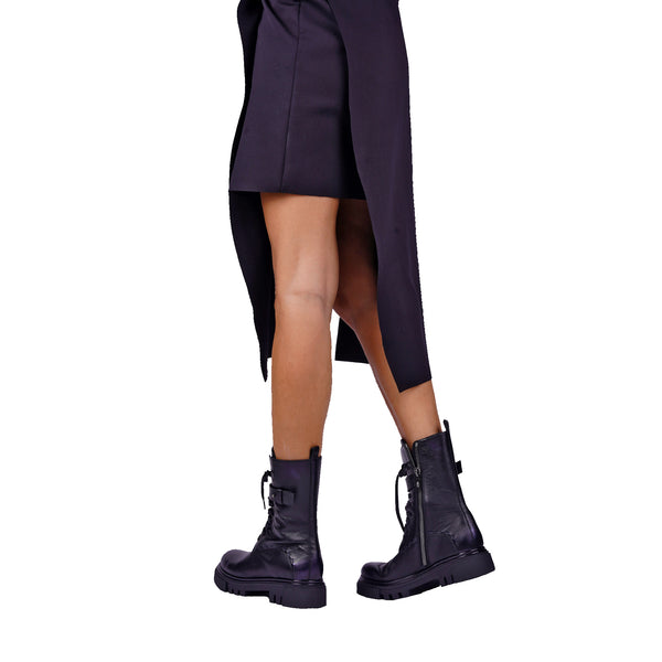 Combat Boot Metal Sport Deep Blue