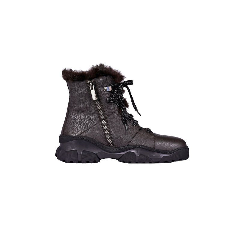 Bootie Fur cervo Dark Brown
