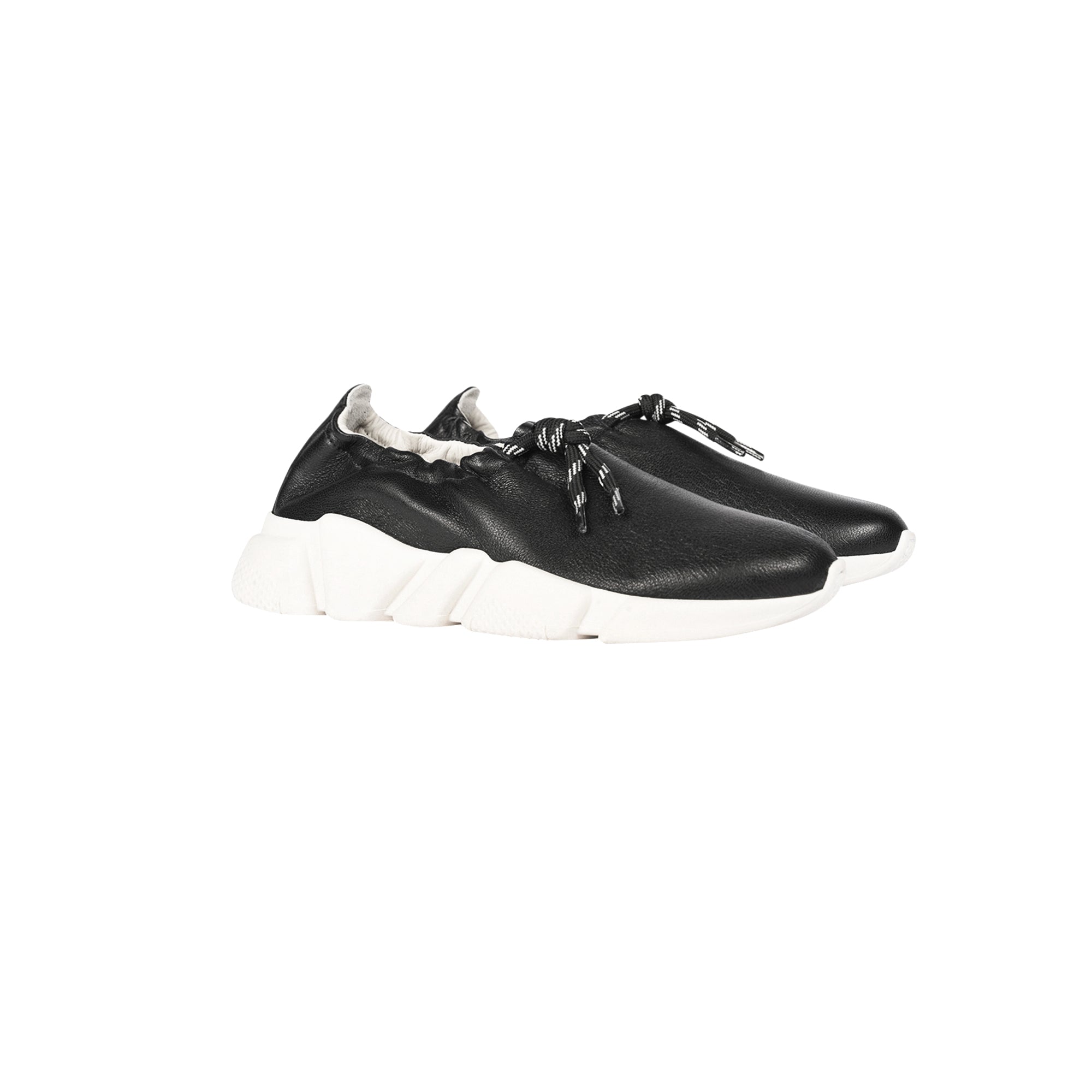 Slip On Lacci Vegetal Wash Black