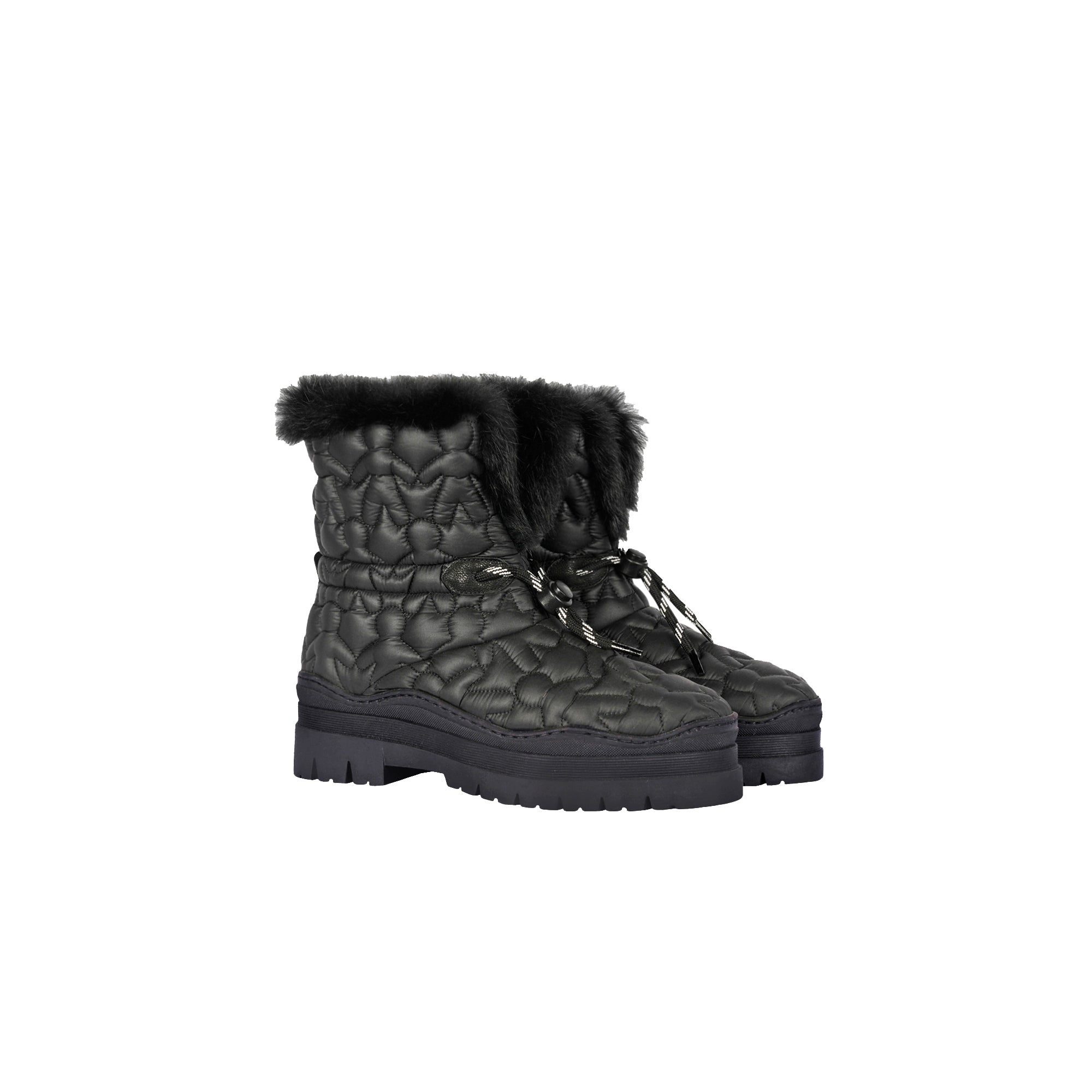 Boot Omino Trapunta Nylon Black