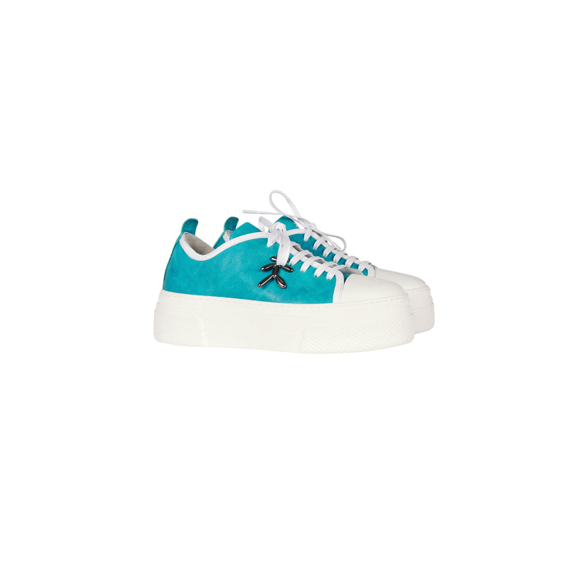 Sneaker Grattato Turquoise