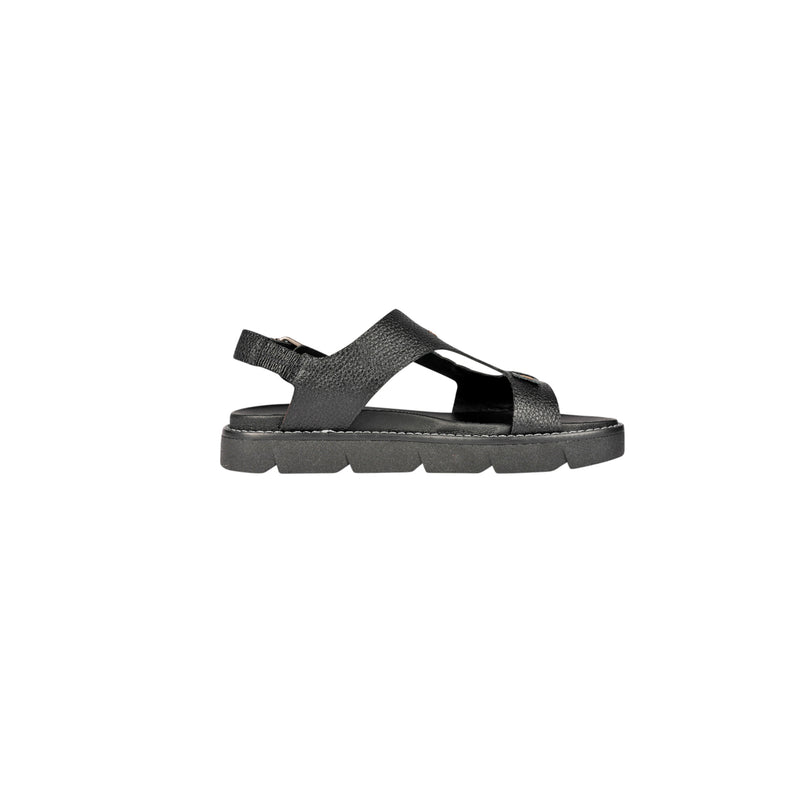 Sandal Muflone Printed Croco Black