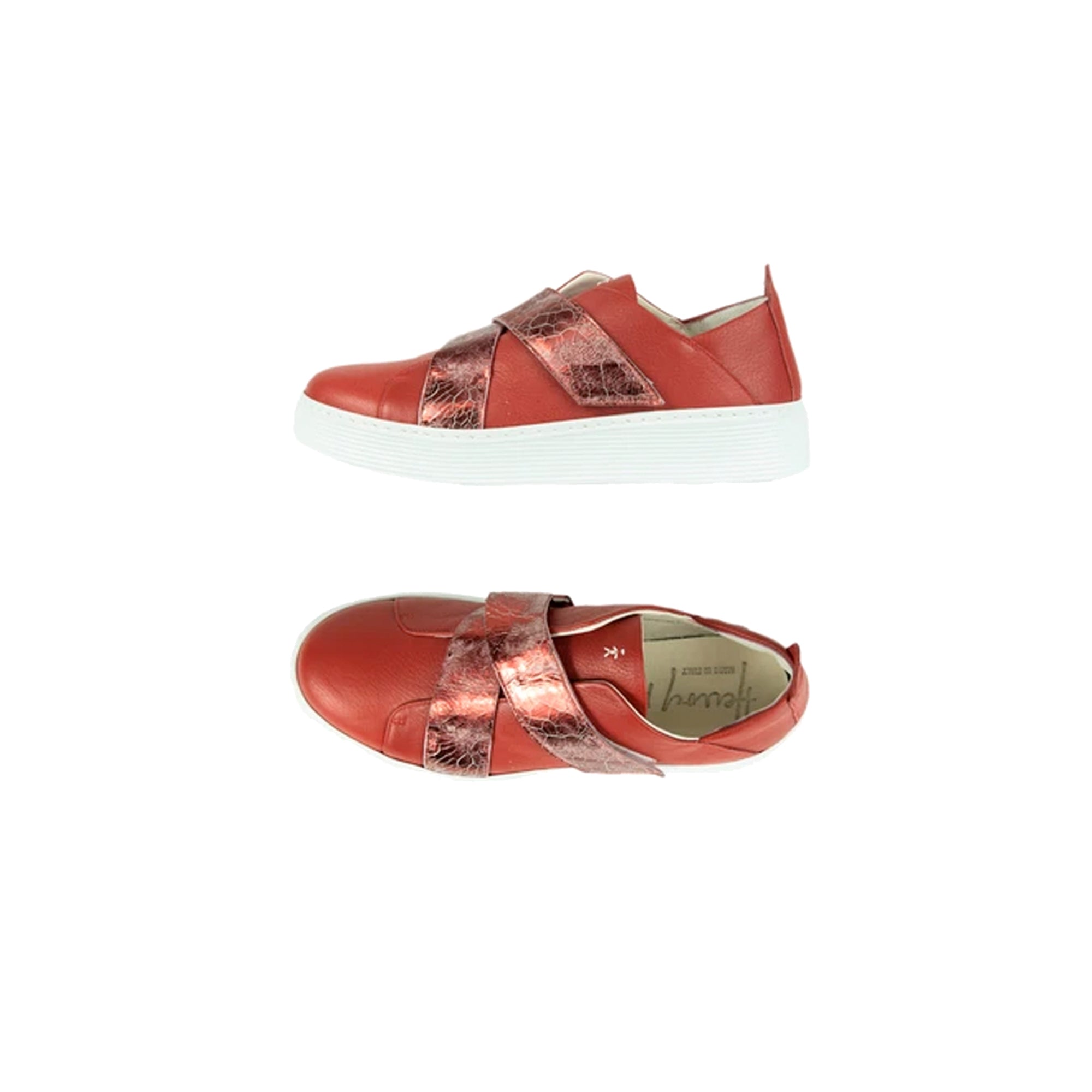 Sneaker Strappi Cervo Rosso