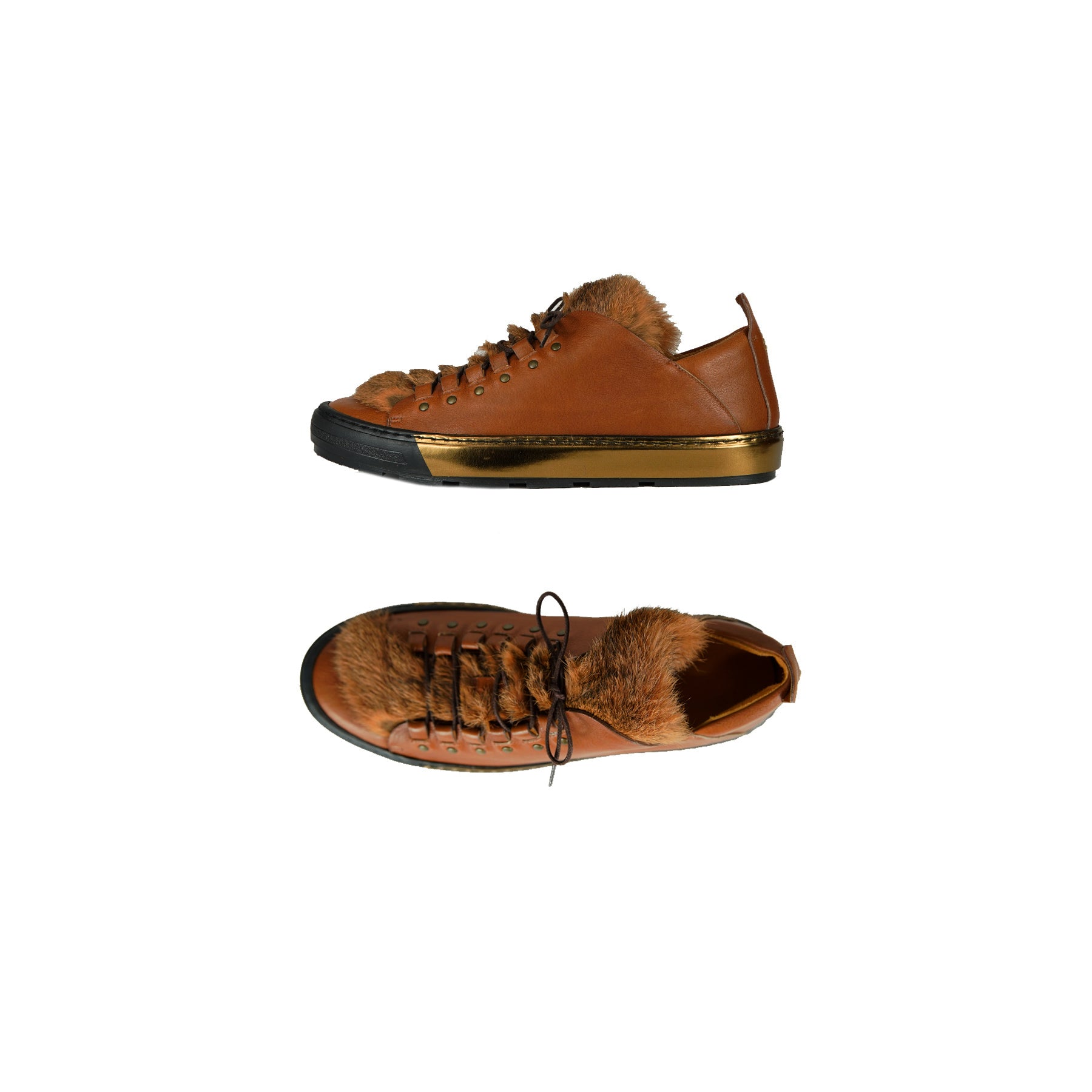 Sneaker Pelliccia Messico Brandy