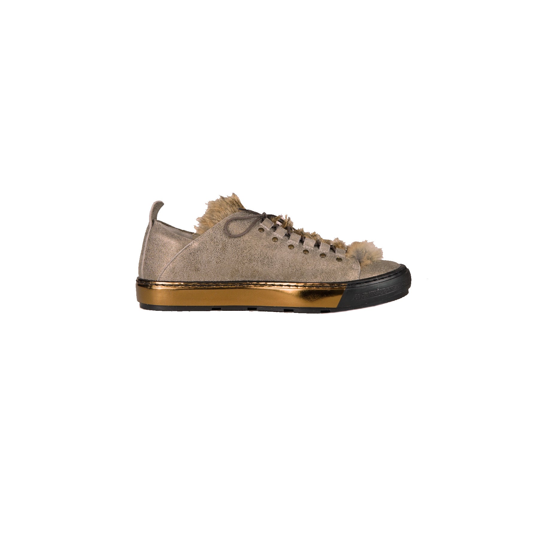 Sneaker Pelliccia Messico Bronzo Chiaro