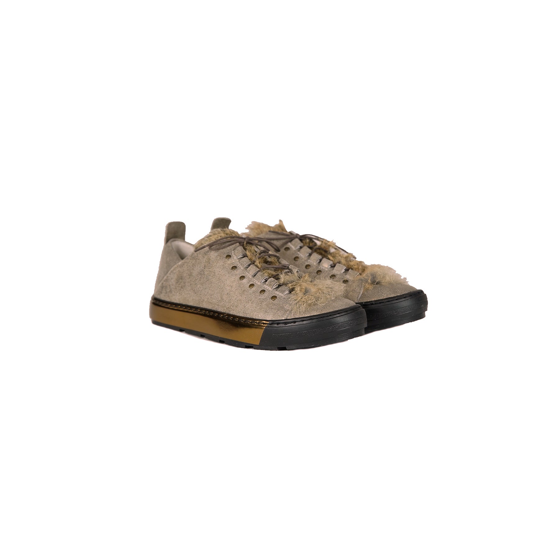 Sneaker Pelliccia Messico Bronzo Chiaro