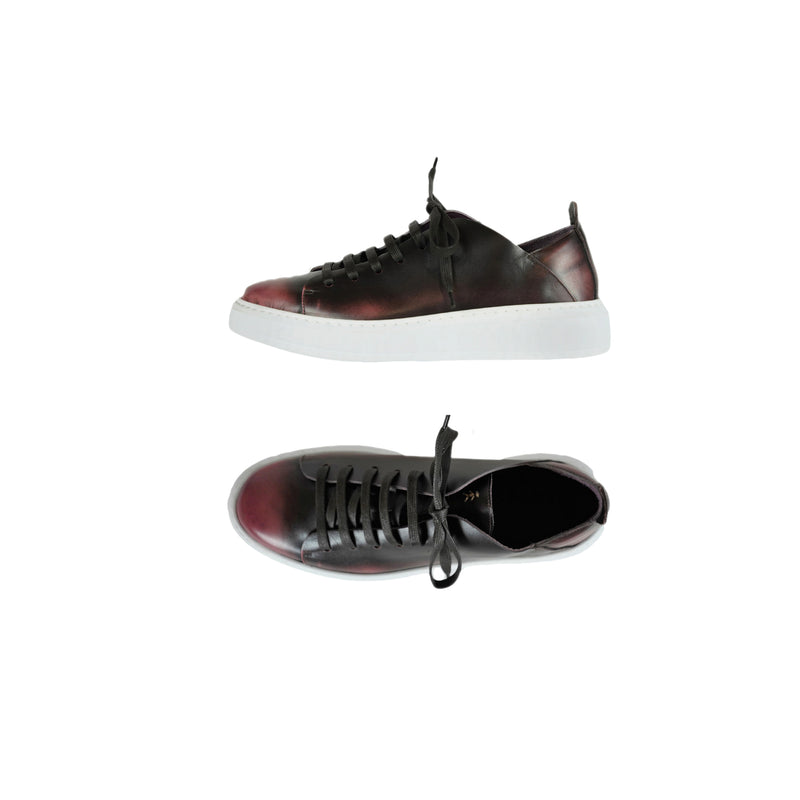 Sneaker Spazzolato Red Black