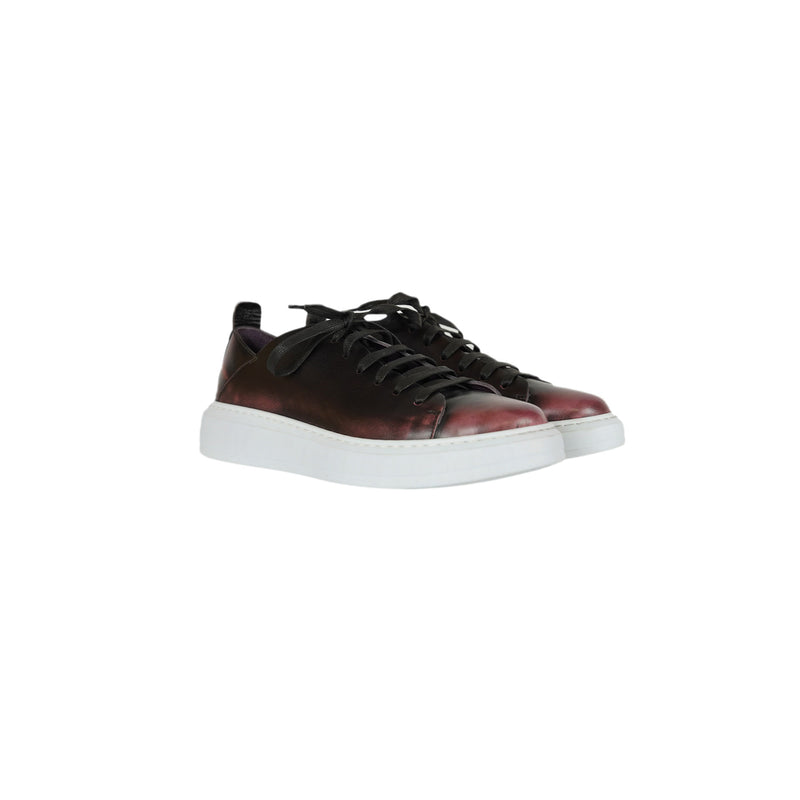Sneaker Spazzolato Red Black