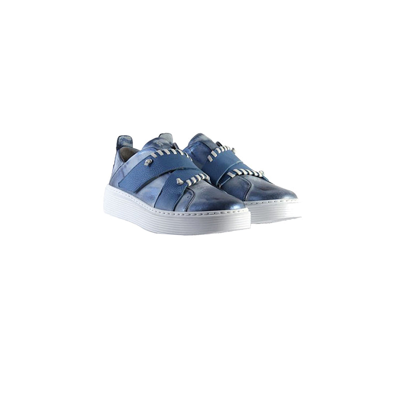 Sneaker Infiletta Metal Sport/ Cervo Blue