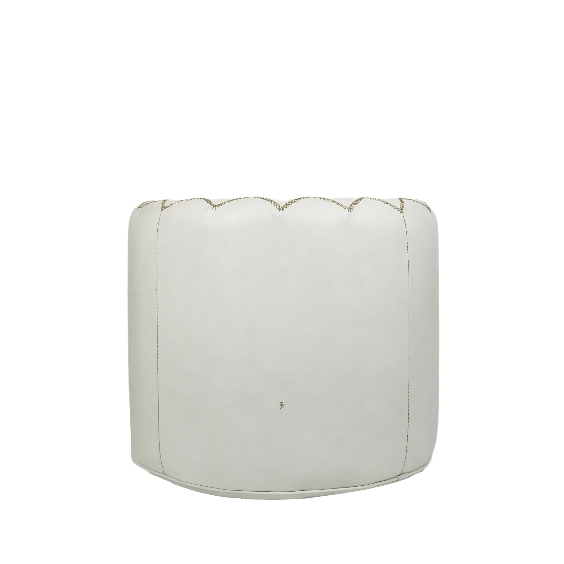 Pouf Dubai L Cervo White