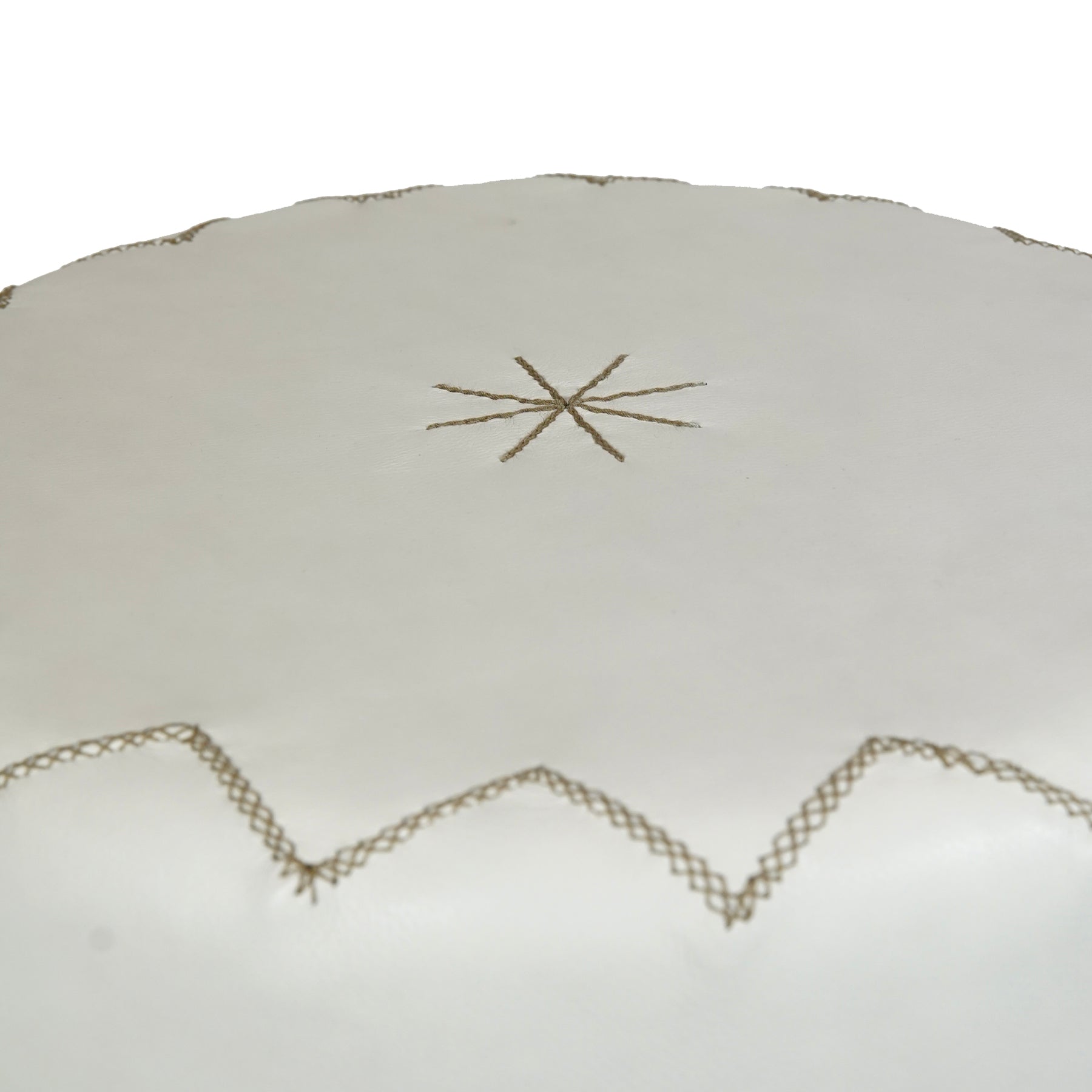 Pouf Dubai L Cervo White